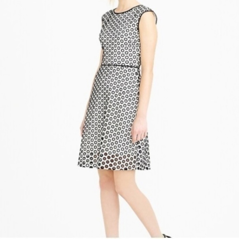J. Crew women’s Black and White dress Size 0